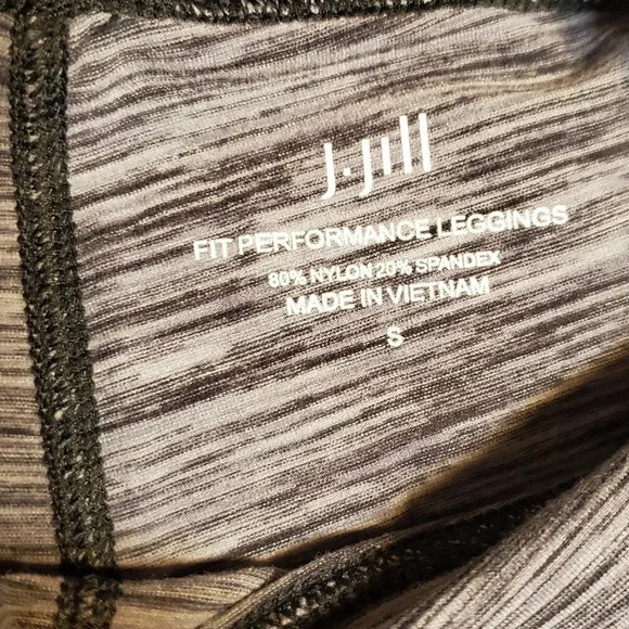J.Jill The Performance Legging Women's Size Small Gray Space Dye Stretch Yoga - Picture 6 of 6